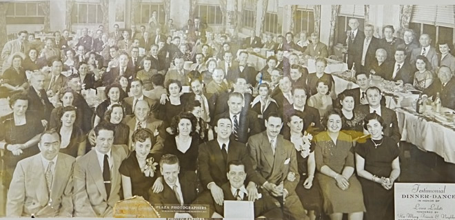 sunnyside chamber of commerce dinner 1951 photo queens ny
