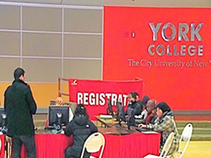 enrollment at york college