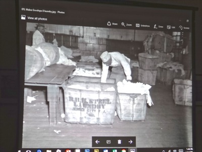 laundry operations of pennsylvania railroad in sunnyside yards circa 1947