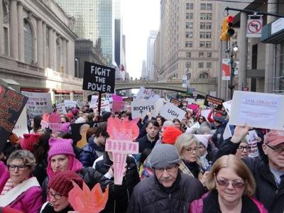 womens march nyc jan 21 2017 manhattan