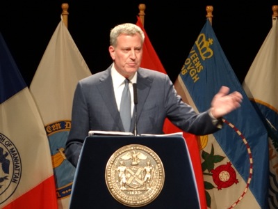 mayor de blasio photo state of the city address 2016